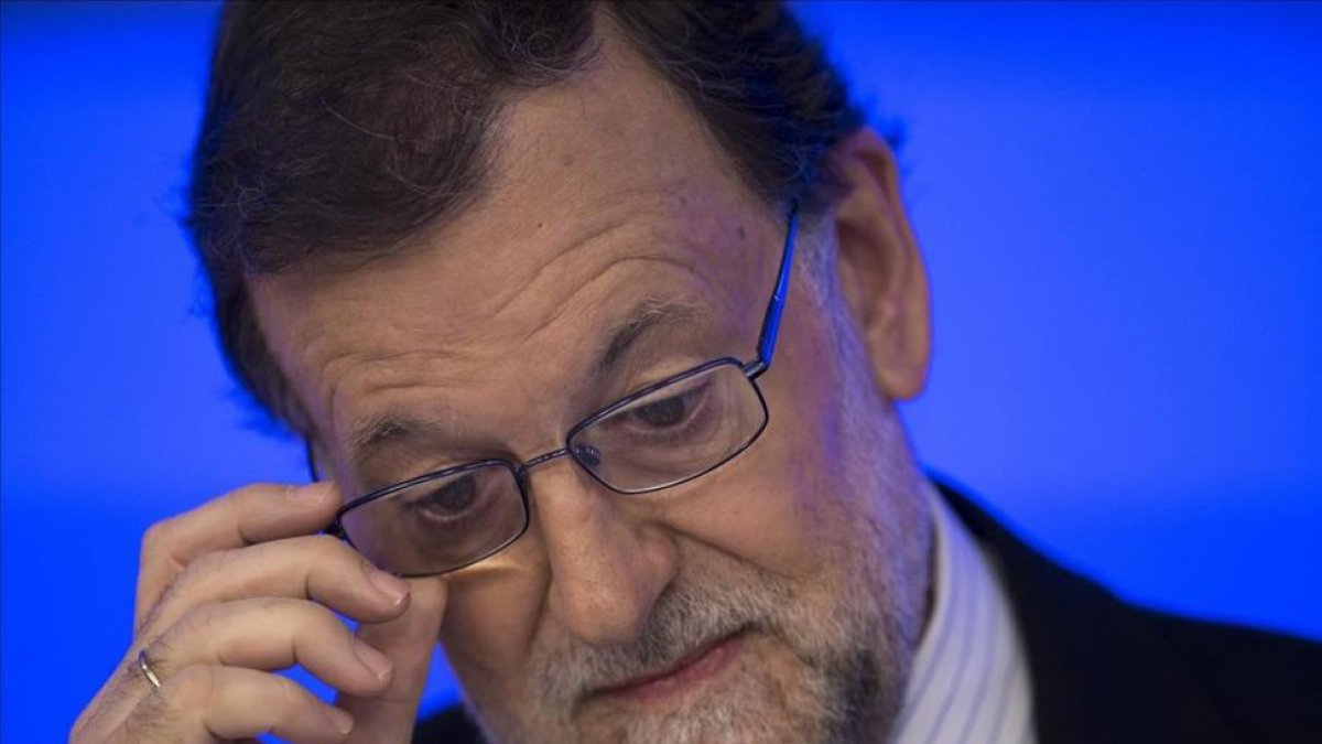 El presidente en funciones y líder del PP, Mairiano Rajoy, en una de sus comparecencias recientes tras el 26-J-AP
