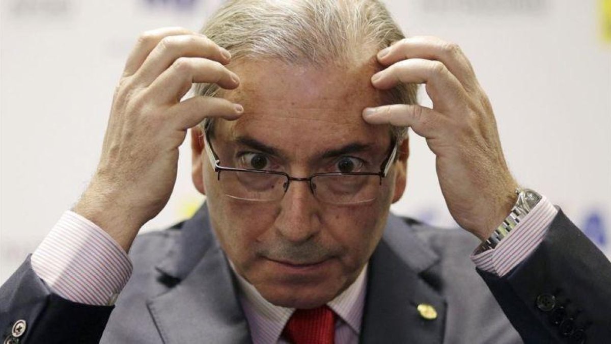 El presidente de la Cámara de Diputados de Brasil. Eduardo Cunha.-REUTERS / UESLEI MARCELINO