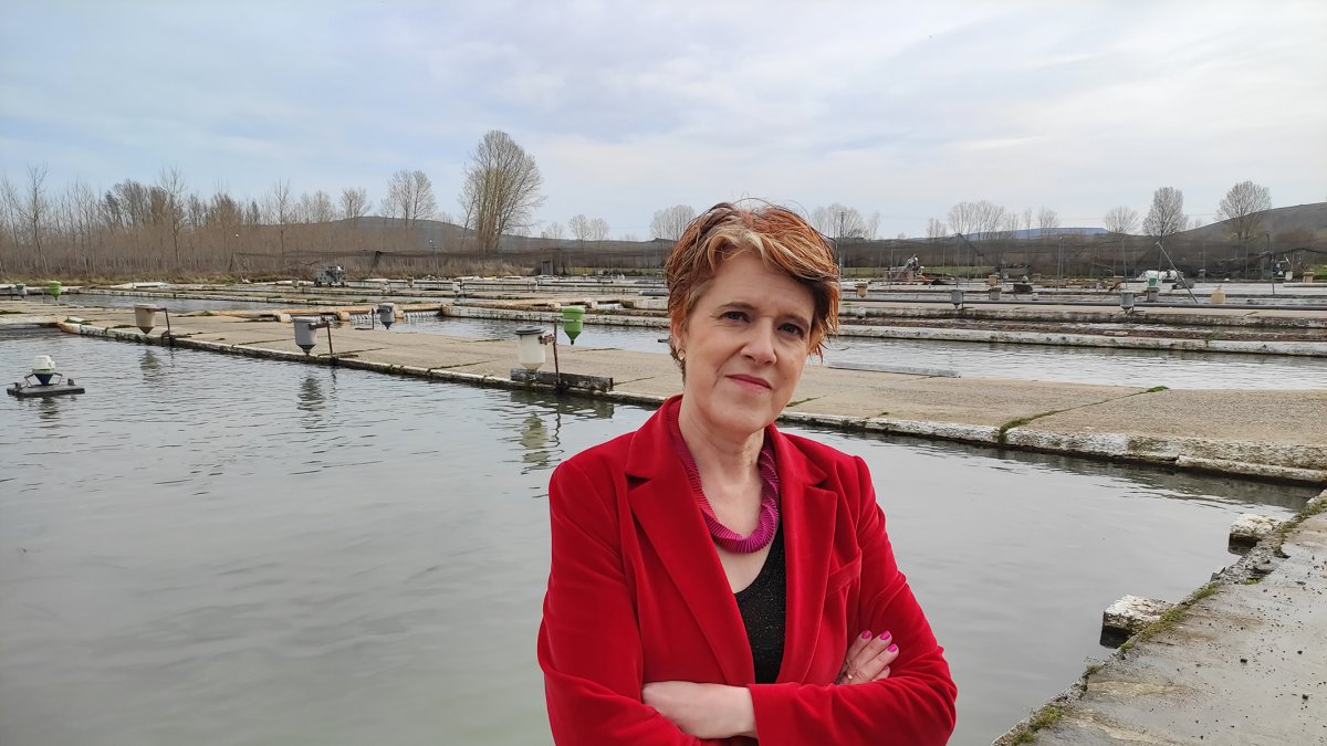 Ana Larrán, responsable de investigación sobre acuicultura en el ITACyL. ArgiComunicación.