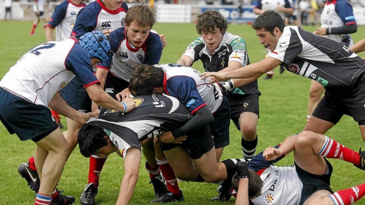 Imagem del torneo Melé, en cadetes, del pasado año.-PABLO REQUEJO