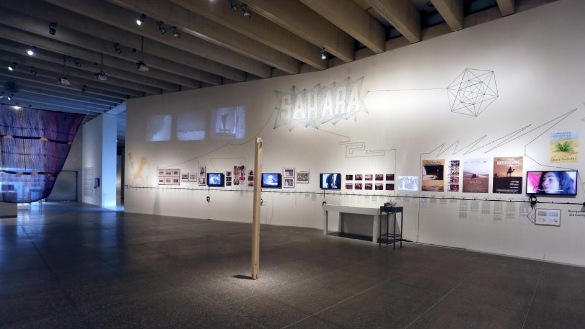 Exposición en el interior del Museo de Arte Contemporáneo de Castilla y León (Musac)-CARLOS S. CAMPILLO / ICAL