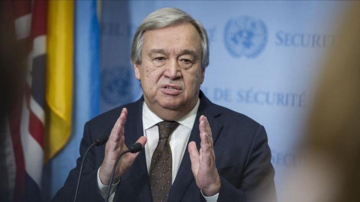 Fotografia cedida por la ONU del secretario general del organismo, Antonio Guterres.-MANUEL ELÍAS