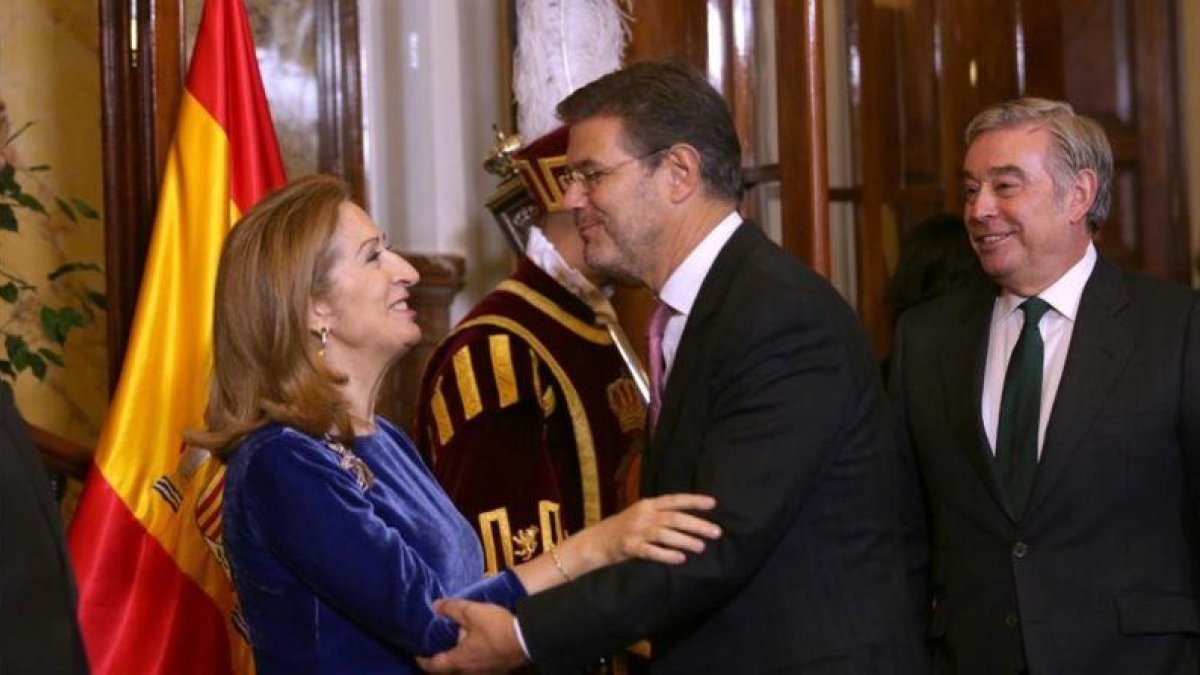 El ministro de Justicia, Rafael Catalá, en la celebración del 39 aniversario de la Constitución.-DAVID CASTRO