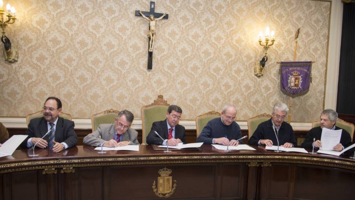 La Diputación de Burgos procede a la firma del convenio de colaboración con los Grupos de Acción Local de la provincia, gestionado y financiado a través de la Sociedad para el Desarrollo de la provincia de Burgos (Sodebur)-Ical