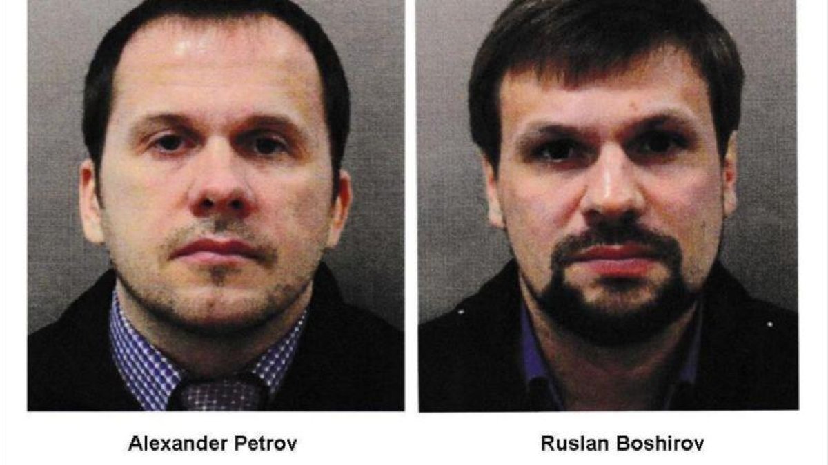 Alexander Petrov y Ruslan Boshirov.-AP