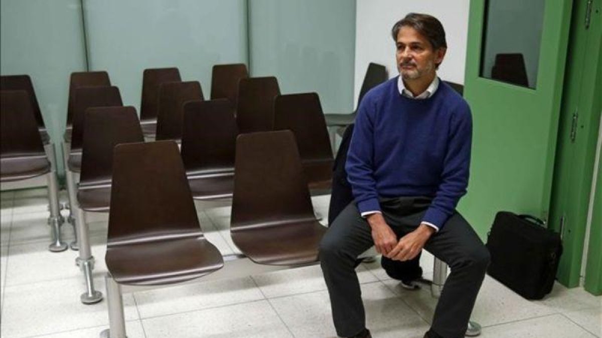 Oriol Pujol, el pasado 16 de noviembre, durante el juicio celebrado en Barcelona.-EFE / TONI ALBIR