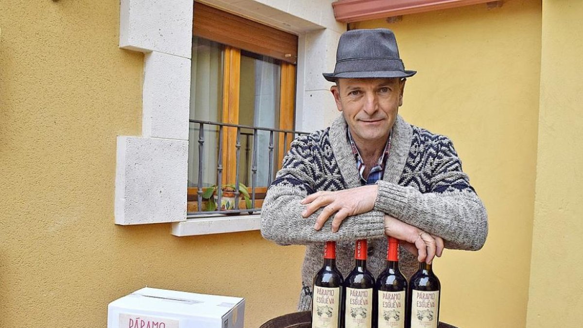 José María Rey, con sus vinos Páramo de la Esgueva.-ARGICOMUNICACIÓN