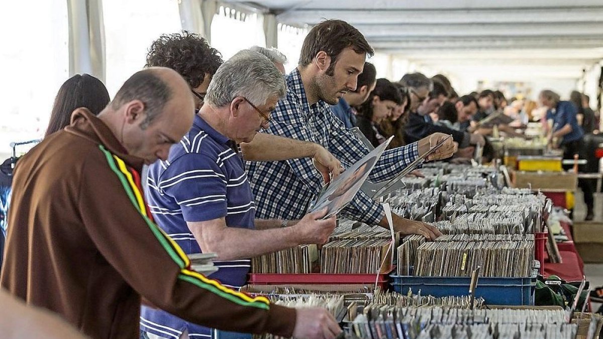 El vinilo volverá a ser protagonista en la Plaza de Portugalete enntre el 9 y el 13 de mayo.-PHOTOGENIC