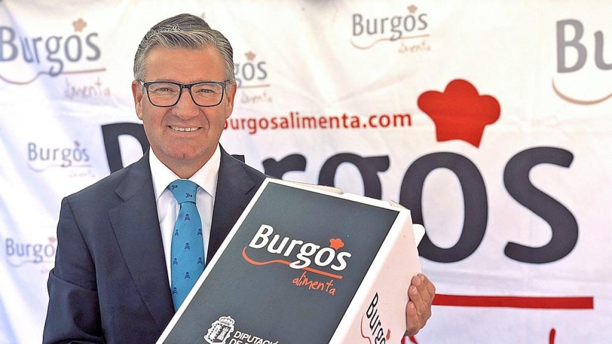 José Antonio Yagüe en un acto de promoción de los productos de Burgos.-ARGICOMUNICACIÓN