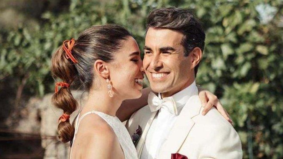 Candela Serrat se ha casado con su novio, el actor Daniel Muriel.-MARÍA MISSAGLIA