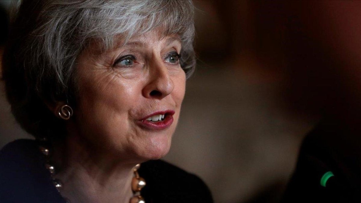 Theresa May en un acto en LondreS.-REUTERS