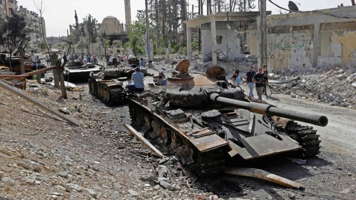 Tanque en Duma-