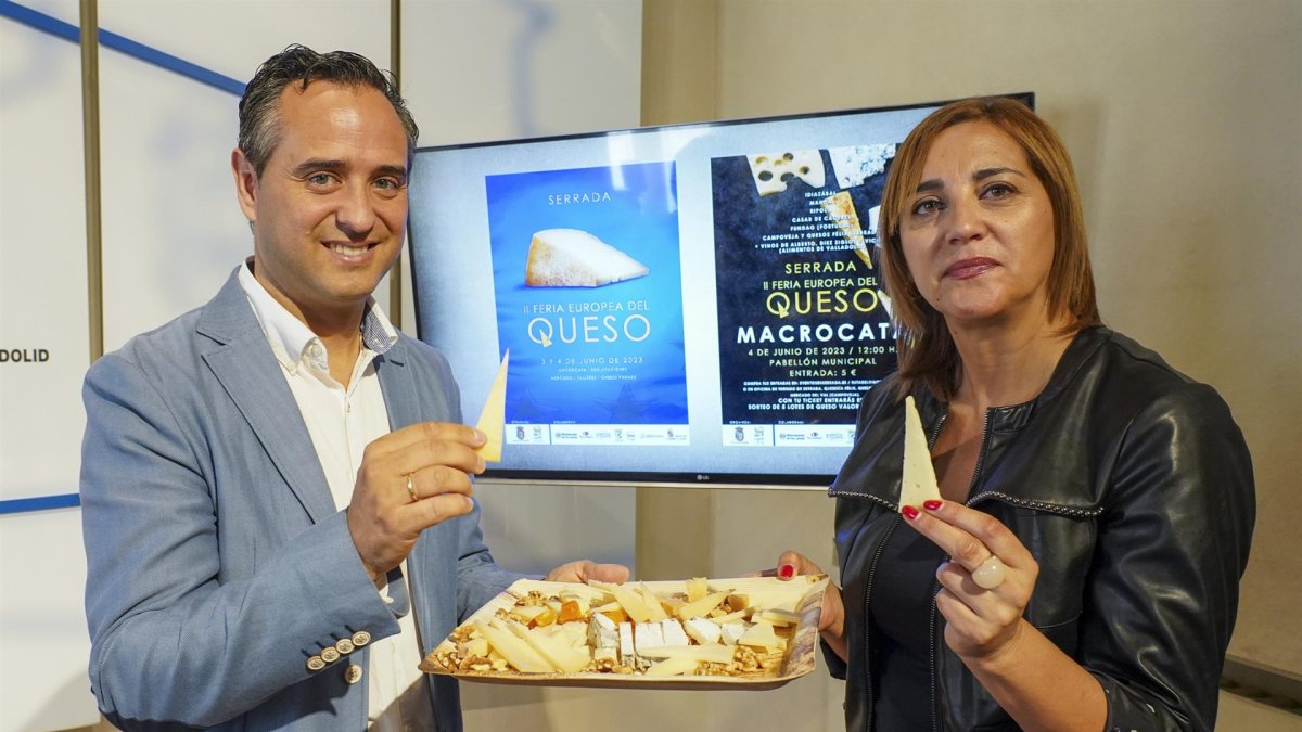 Presentación de la II Feria Europea del Queso de Serrada en la Diputación de Valladolid.- E. PRESS