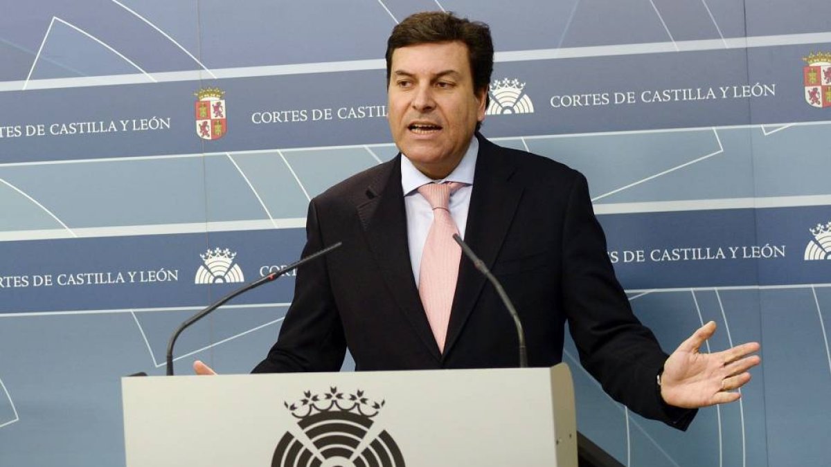 El portavoz del Grupo Parlamentario Popular en las Cortes regionales, Carlos Fernánez Carriedo-Efe