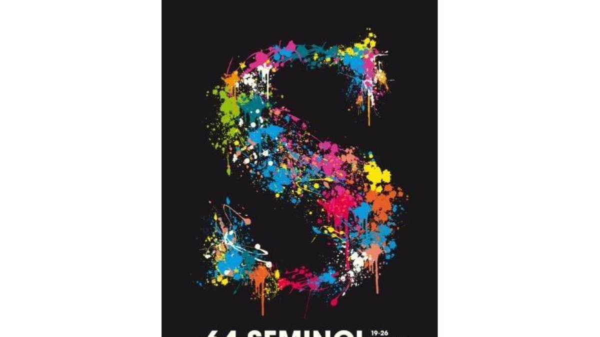 Cartel del diseñador Toni Pontí de la 64º edición de la SEMINCI-SEMINCI