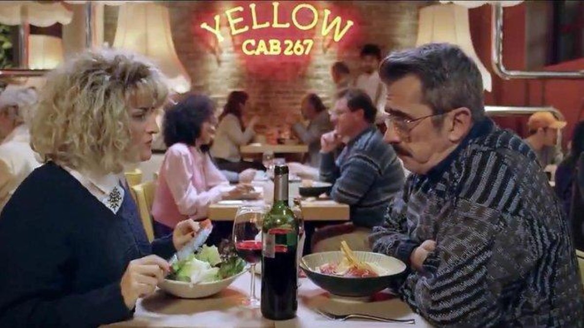 Silvia Abril y Andreu Buenafuente en el ’spot’ oficial de los Premios Goya.-