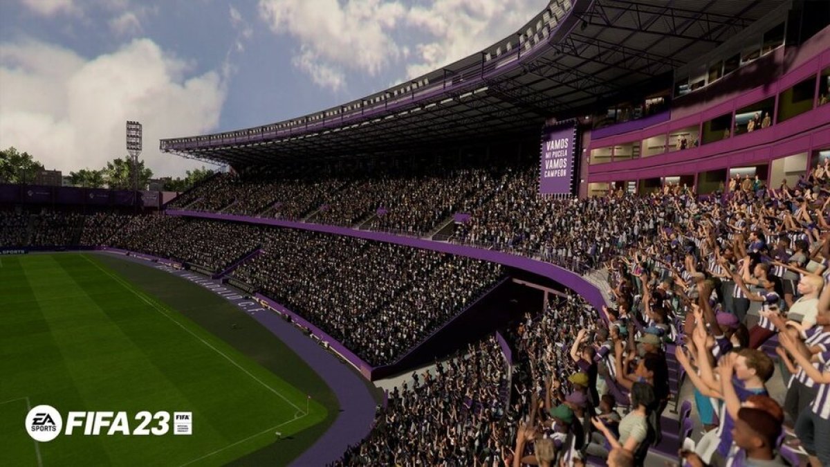 Estadio José Zorrilla en FIFA 23. / EASPORTS