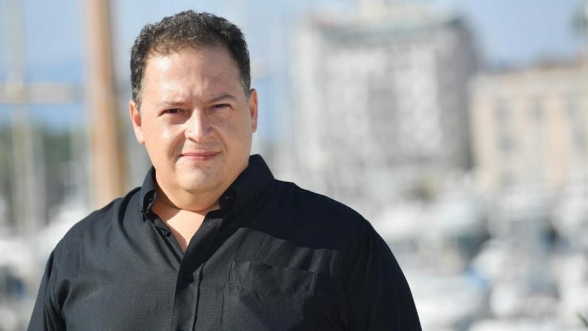 El hijo del narco Pablo Escobar, Juan Pablo, en Cannes donde ha presentado un documental sobre su padre.-YANN COATSALIOU