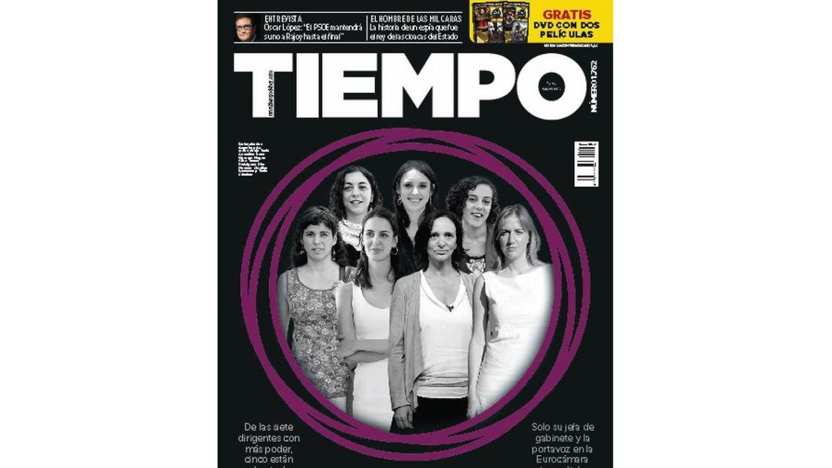 La portada de la revista TIEMPO.-