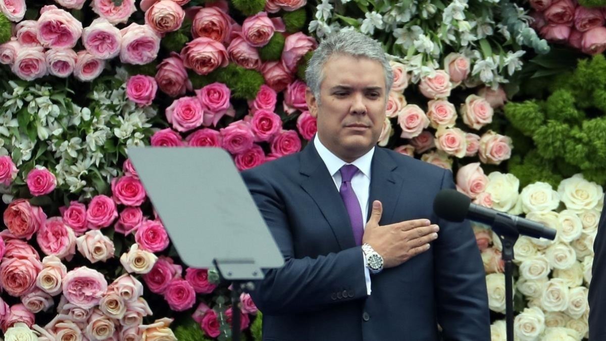 ván Duque anunció la salida de Colombia de la Unasur porque nunca denunció los atropellos de la dictadura de Venezuela. /-MAURICIO DUEÑAS CASTAÑEDA