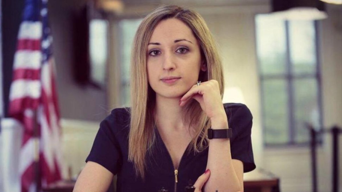 La ajedrecista Nazi Paikidze-Barnes.-