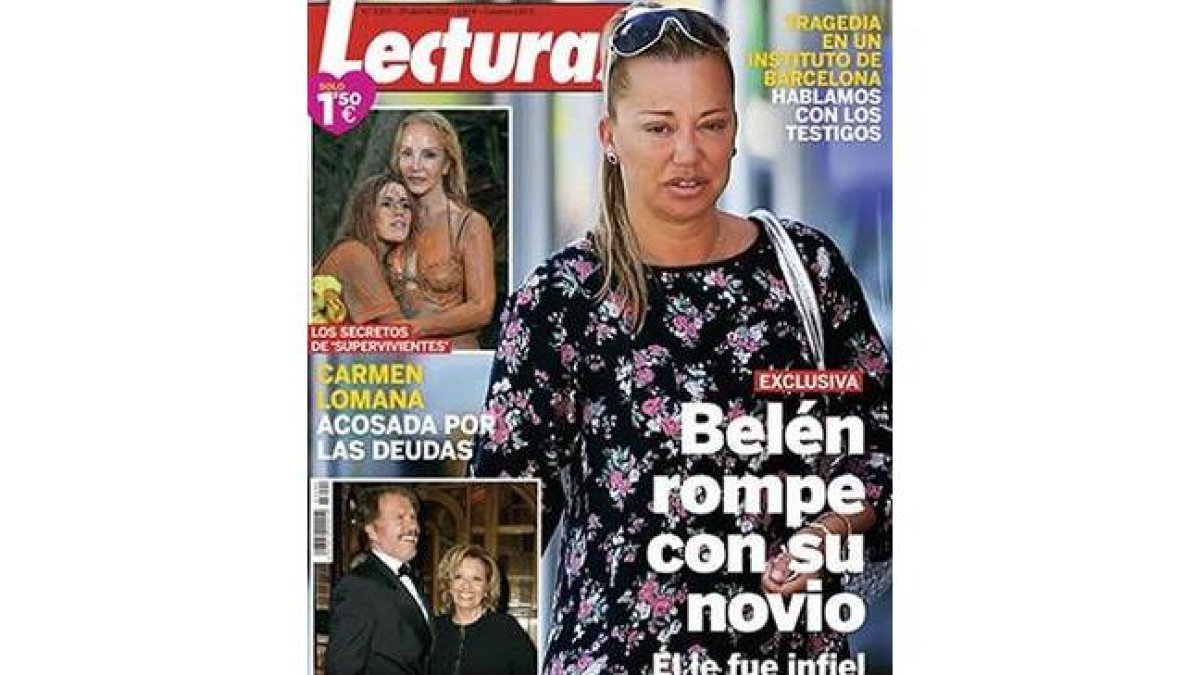 Belén Esteban, en la portada de 'Lecturas'.-