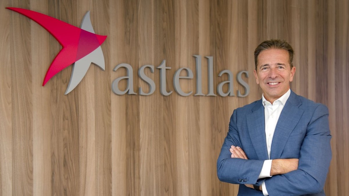 Martín Dueñas en la sede de Astellas. / E. M.