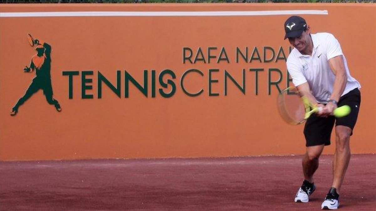 Nadal, en la inauguración del Rafa Nadal Tennis Centre en un resort de Isla Mujeres (México).-EFE / ALONSO CUPUL