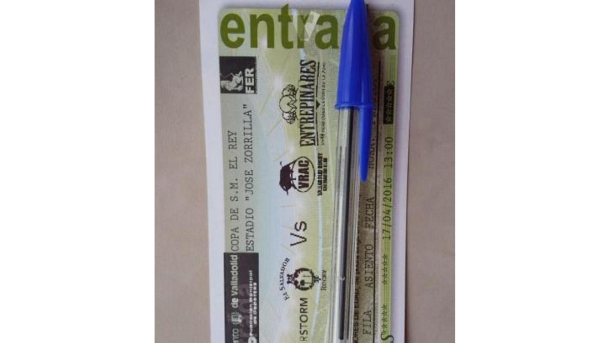 Imagen del anuncio de la venta de boli y... entrada.-E. M.