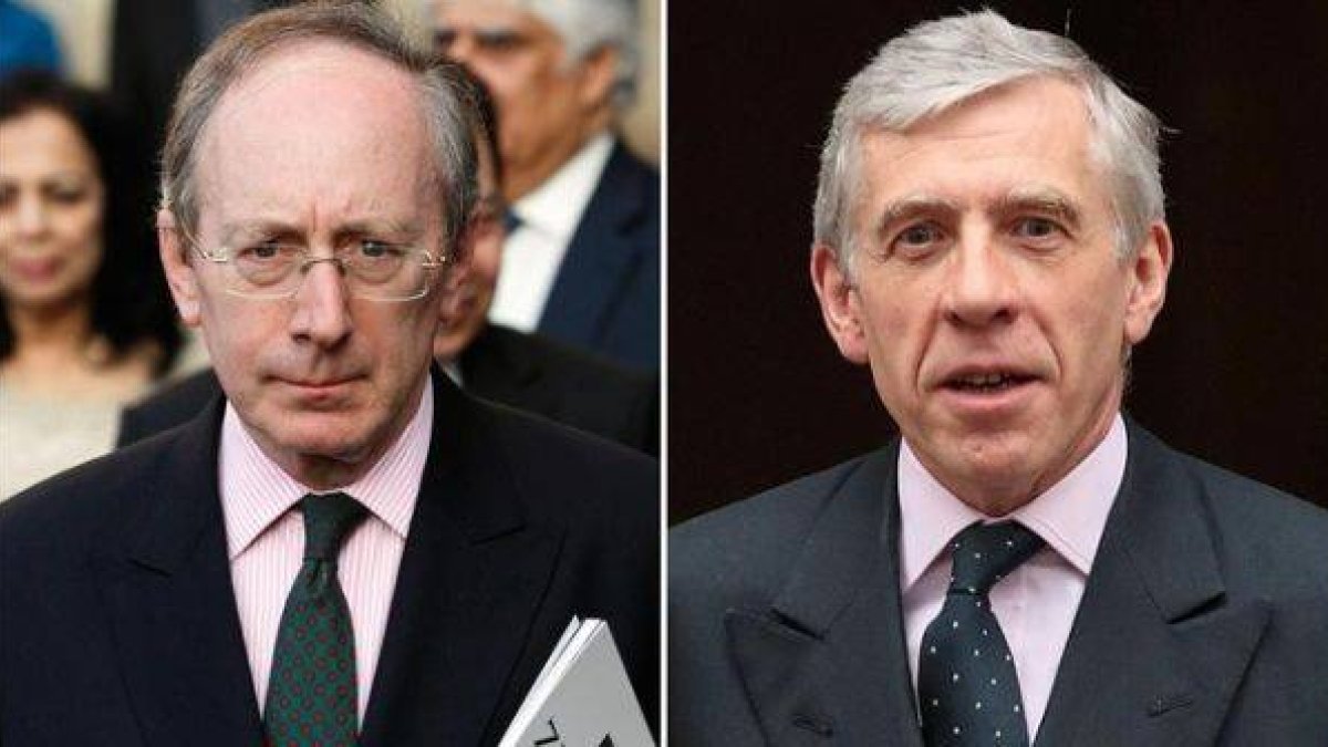 Rifkind (izquierda) y Straw, en dos fotos de archivo.-Foto: AFP / LEON NEAL