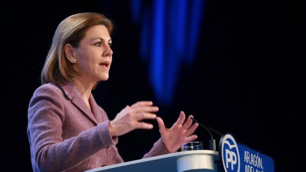 La ministra de Defensa, María Dolores de Cospedal-EL PERIÓDICO