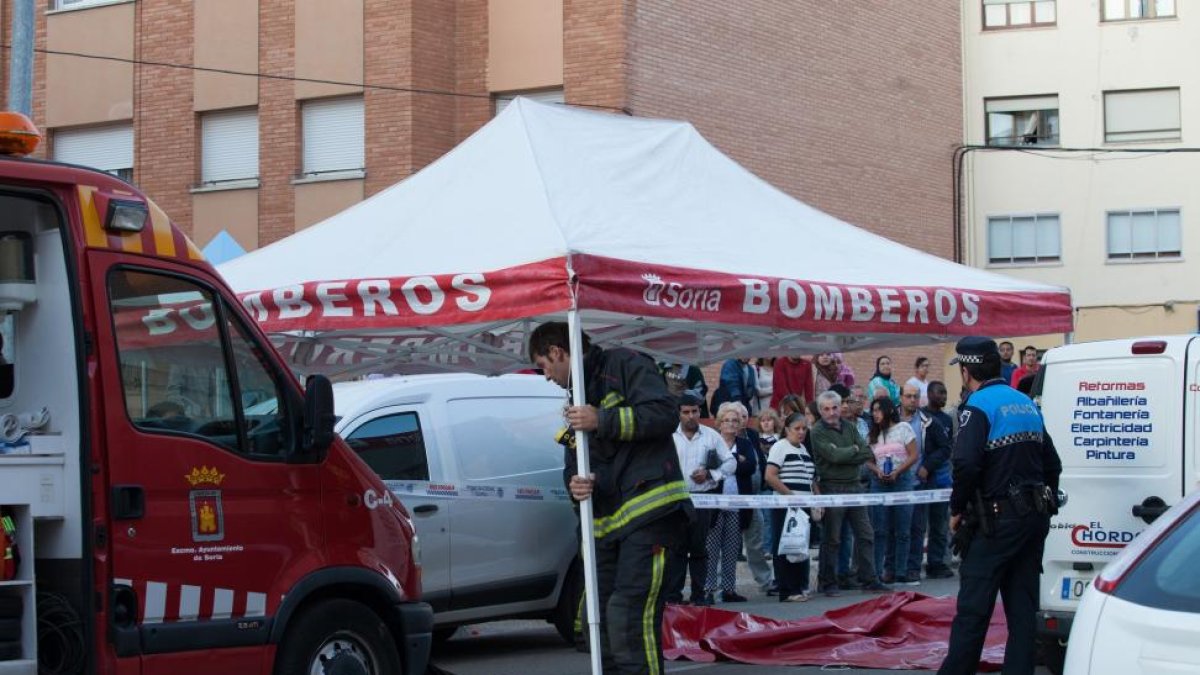 Atropello mortal en la calle Merineros (Soria)-ICAL