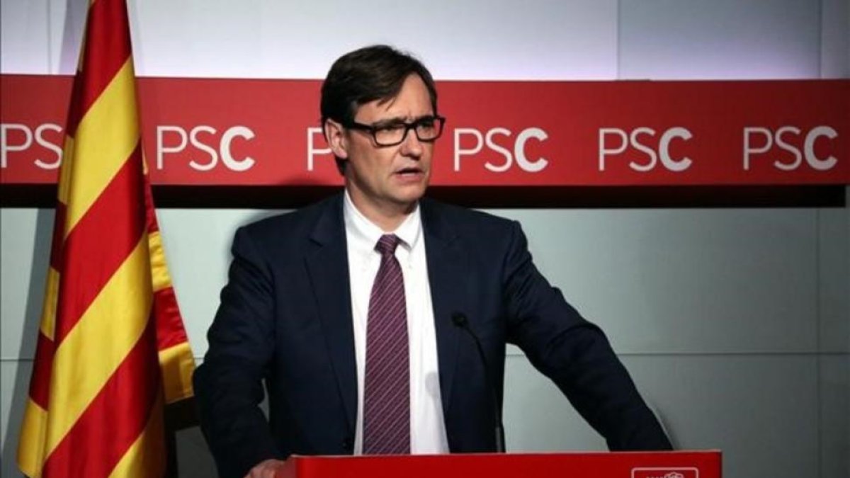 El secretario de organización del PSC, Salvador Illa.-PERIODICO