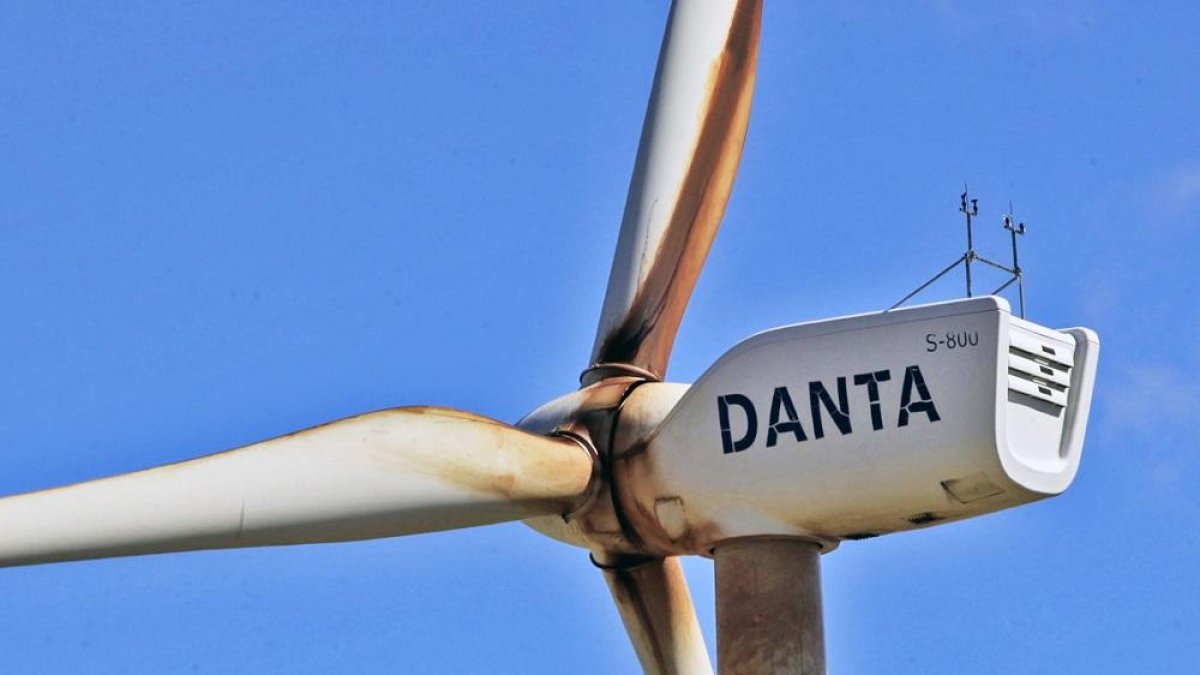 Parque eólico en Tierras Altas.-MARIO TEJEDOR