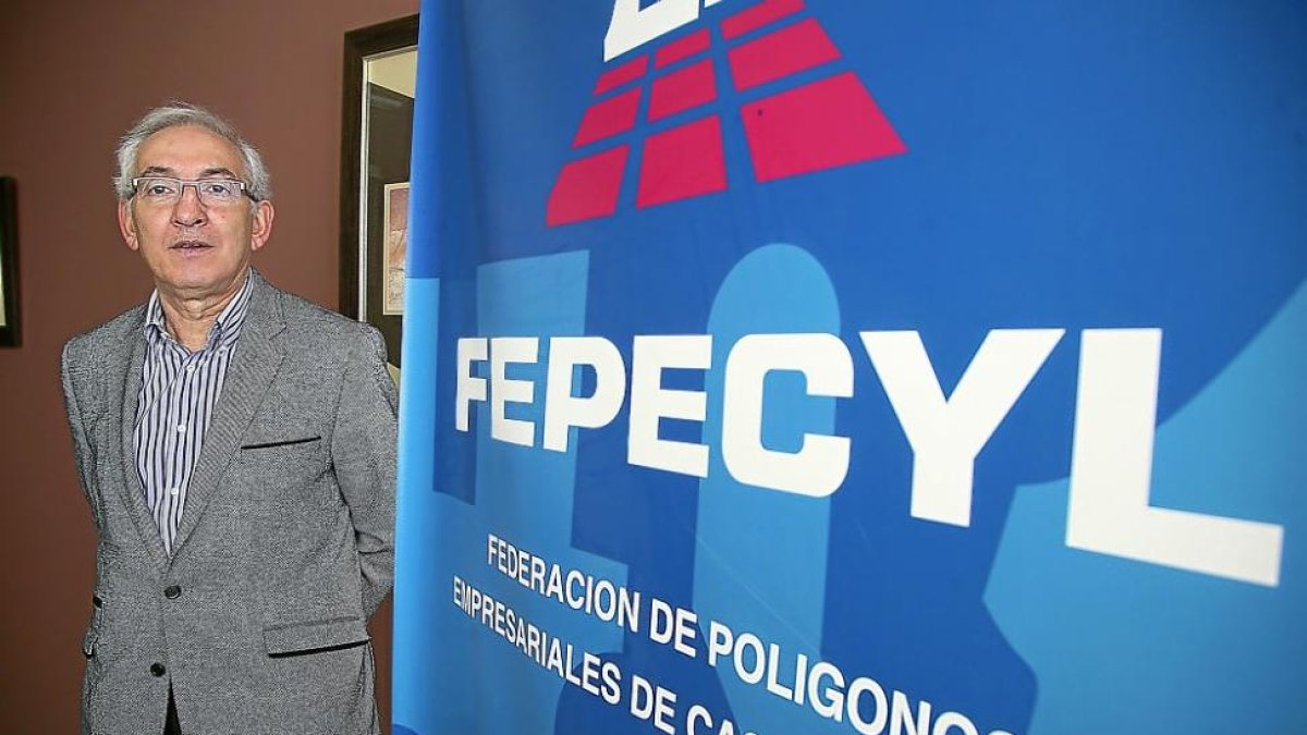 Antonio Rodríguez, presidente de la Federación regional de Polígonos Industriales, en una imagen de archivo.-ICAL