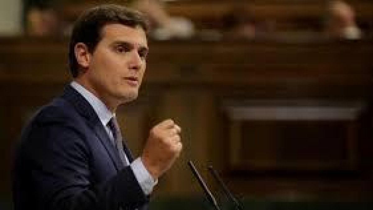 El presidente de Ciudadanos, Albert Rivera-EL PERIÓDICO
