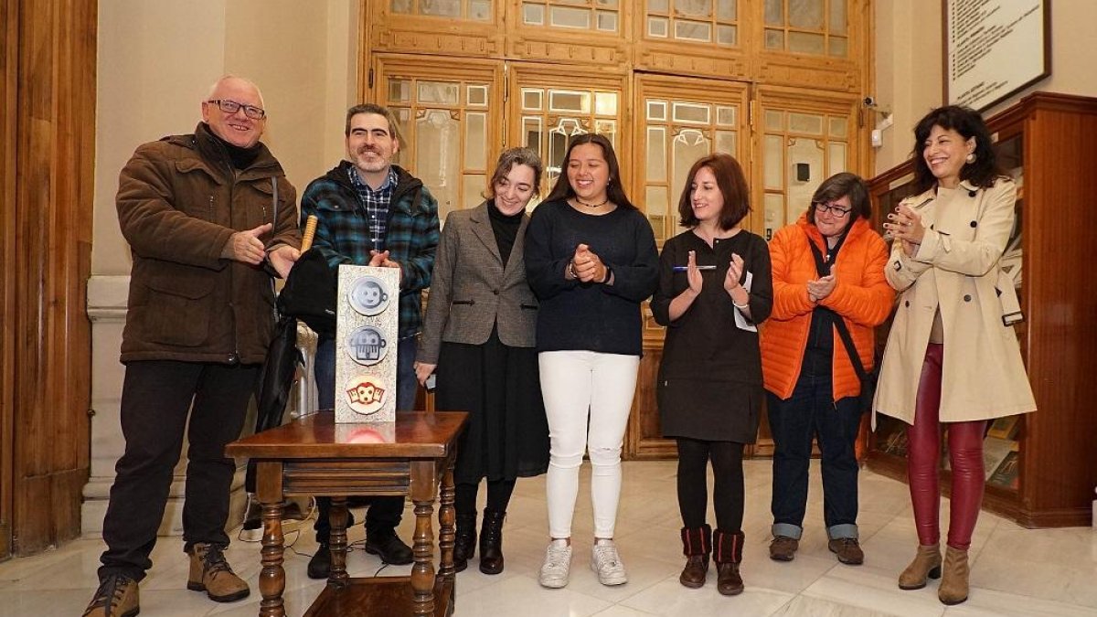Presentación del semáforo en el Ayuntamiento de Valladolid.-ICAL