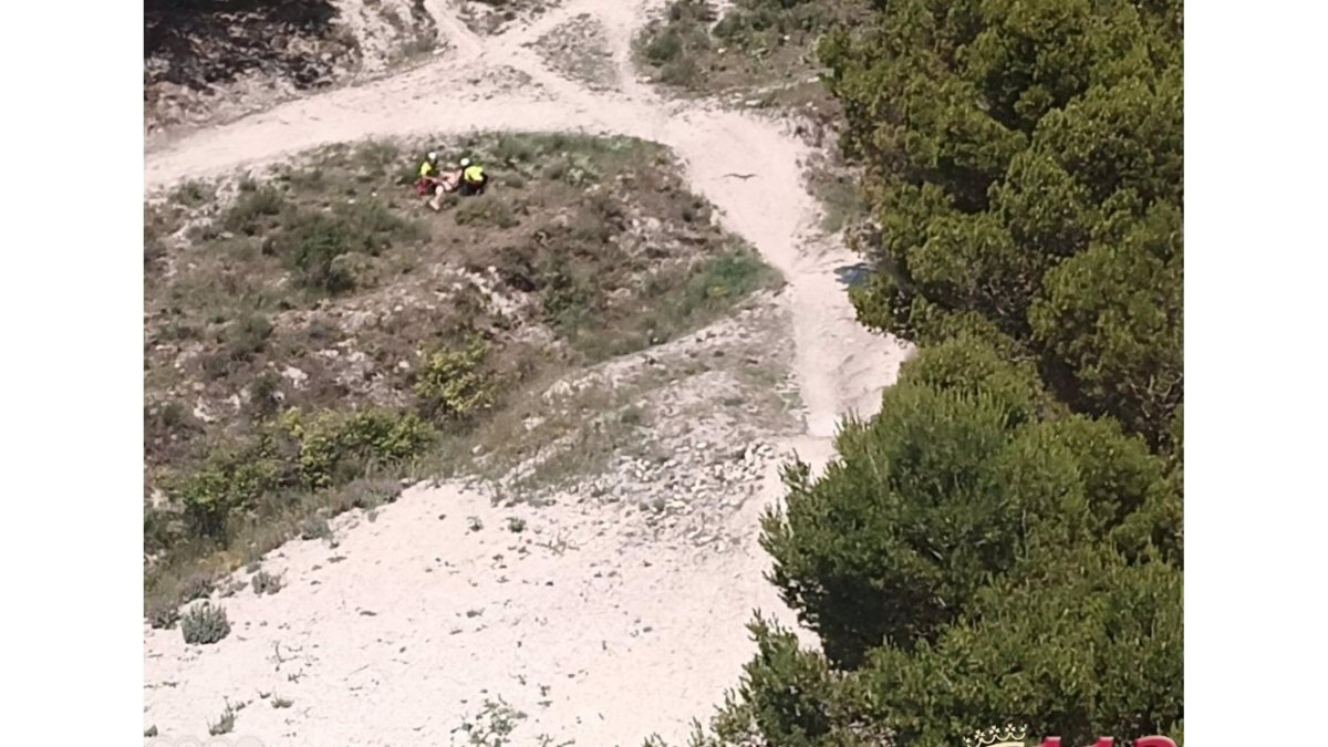 Rescate en Sotoverde. EUROPA PRESS