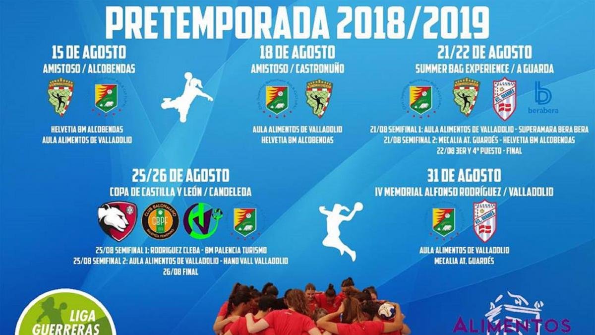 Calendario de amistosos.-AULA VALLADOLID