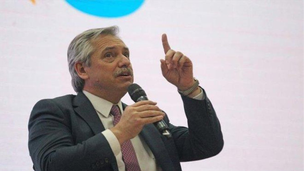 Alberto Fernández, candidato opositor a la presidencia de Argentina.-EFE