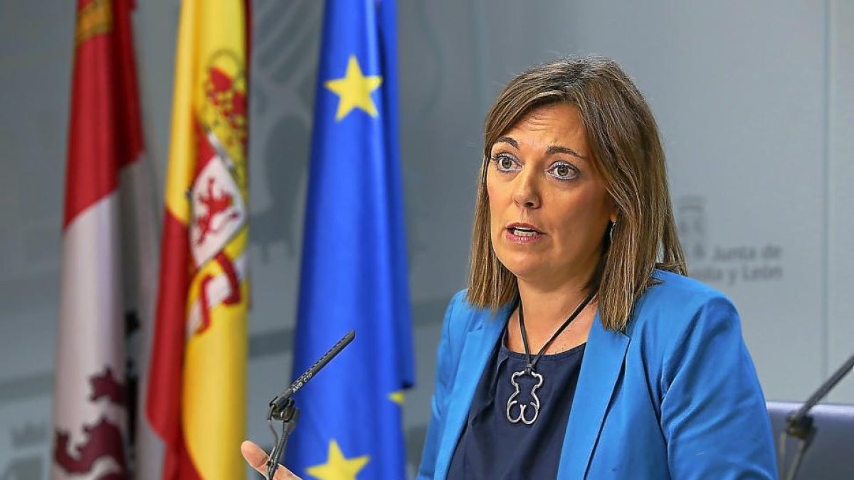 Milagros Marcos comparece tras el Consejo de Gobierno-ICAL