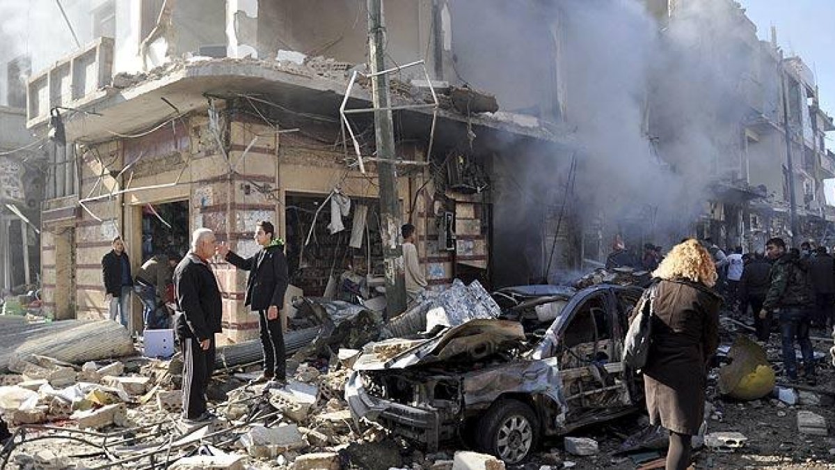 Un atentado en la ciudad siria de Homs se salda con al menos 32 muertos.-EFE / VÍDEO: ATLAS