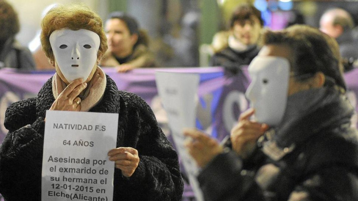 Personas asistentes a la concentración-Efe