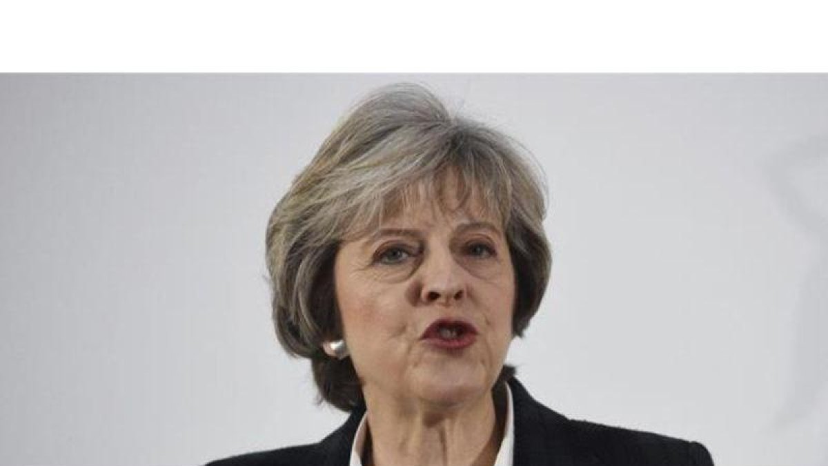 La primera ministra británica, Theresa May.-EFE / FACUNDO ARRIZABALAGA