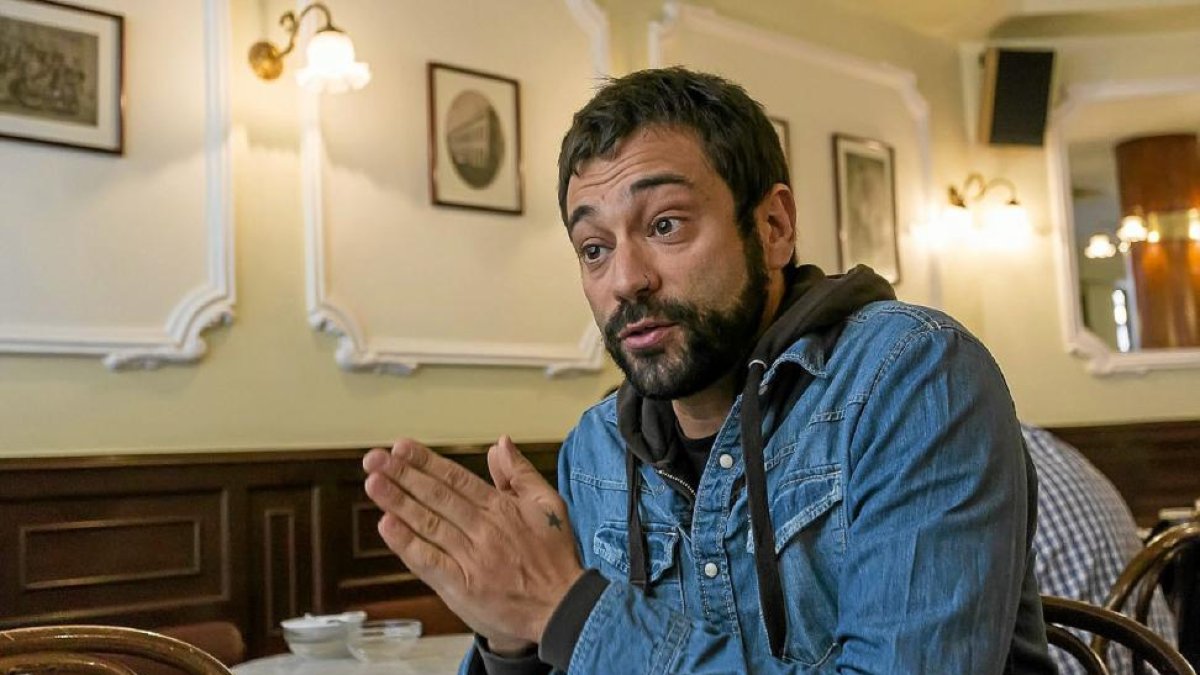 Daniel García, de Podemos.-M. Á. SANTOS