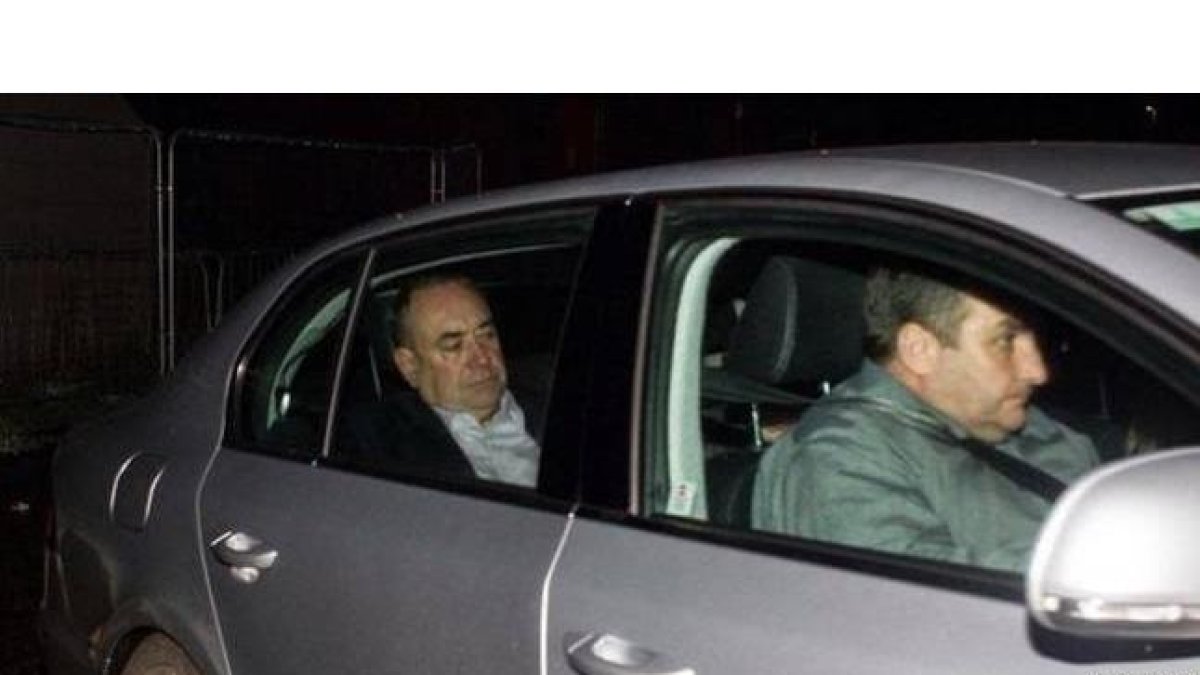 El primer ministro escocés, Alex Salmond, esta madrugada.-NEWSLINE MEDIA