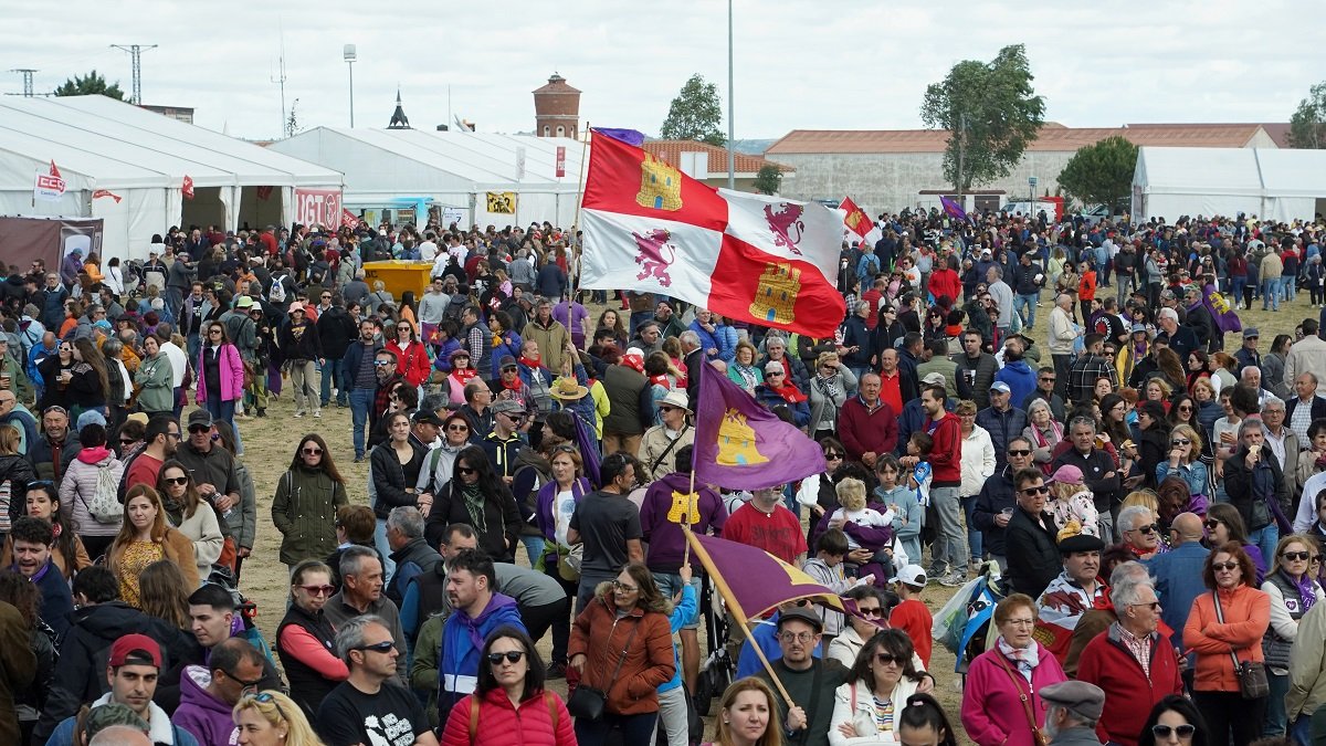 Celebración del día de Castilla y León en Villalar de los Comuneros.