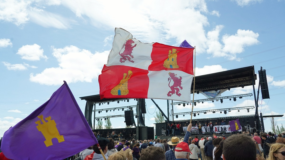 Celebración del día de Castilla y León en Villalar de los Comuneros