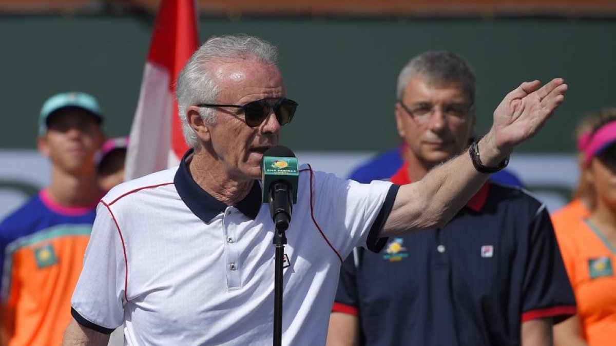 Raymond Moore, el domingo, en Indian Wells (California).-AP