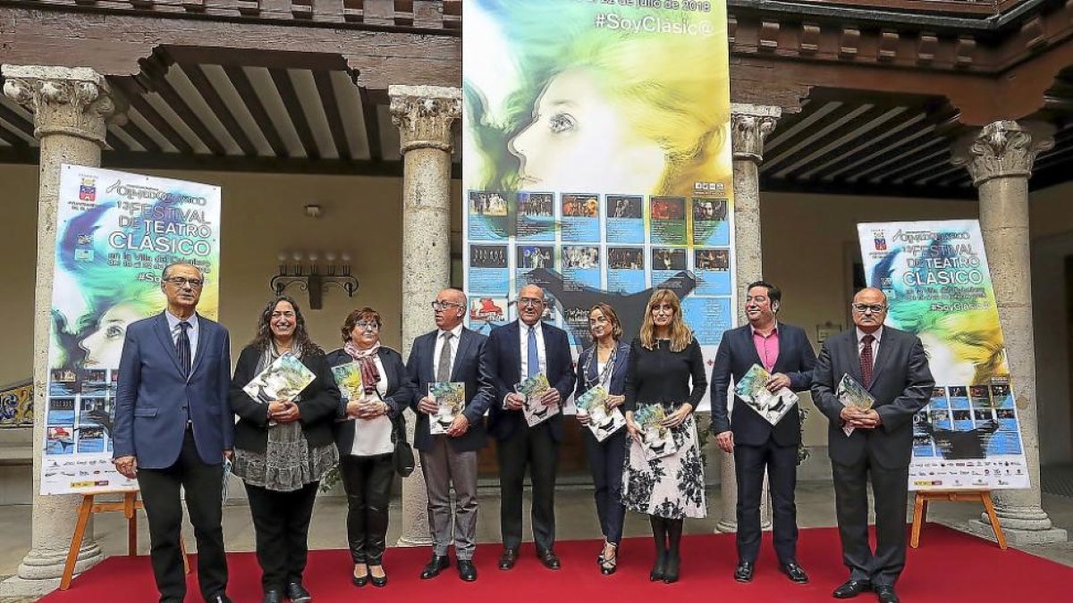 Germán Vega, Esther Pérez, Lucía García, Alfonso Centeno, Jesús Julio Carnero, Carmen Vaquero, Mar Sancho, Benjamín Sevilla y Luis Antonio Gómez.-ICAL